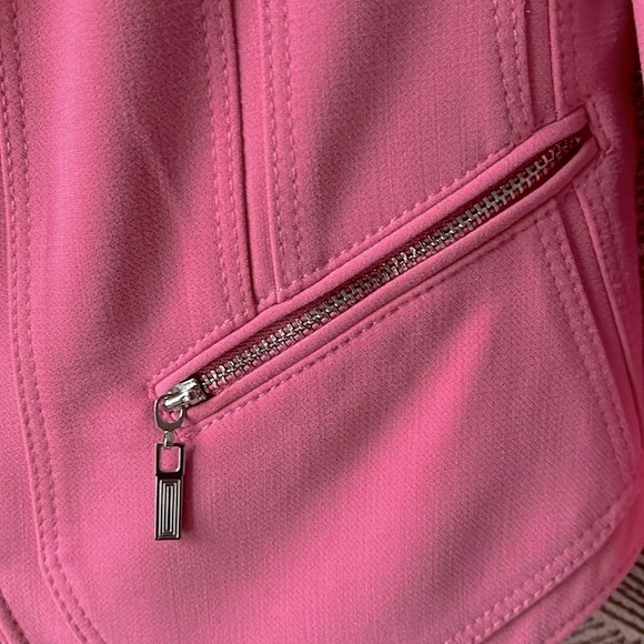 WHBM Pink Moto Jacket 00 - Picture 8 of 10
